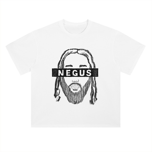NEGUS Black on White T-Shirt